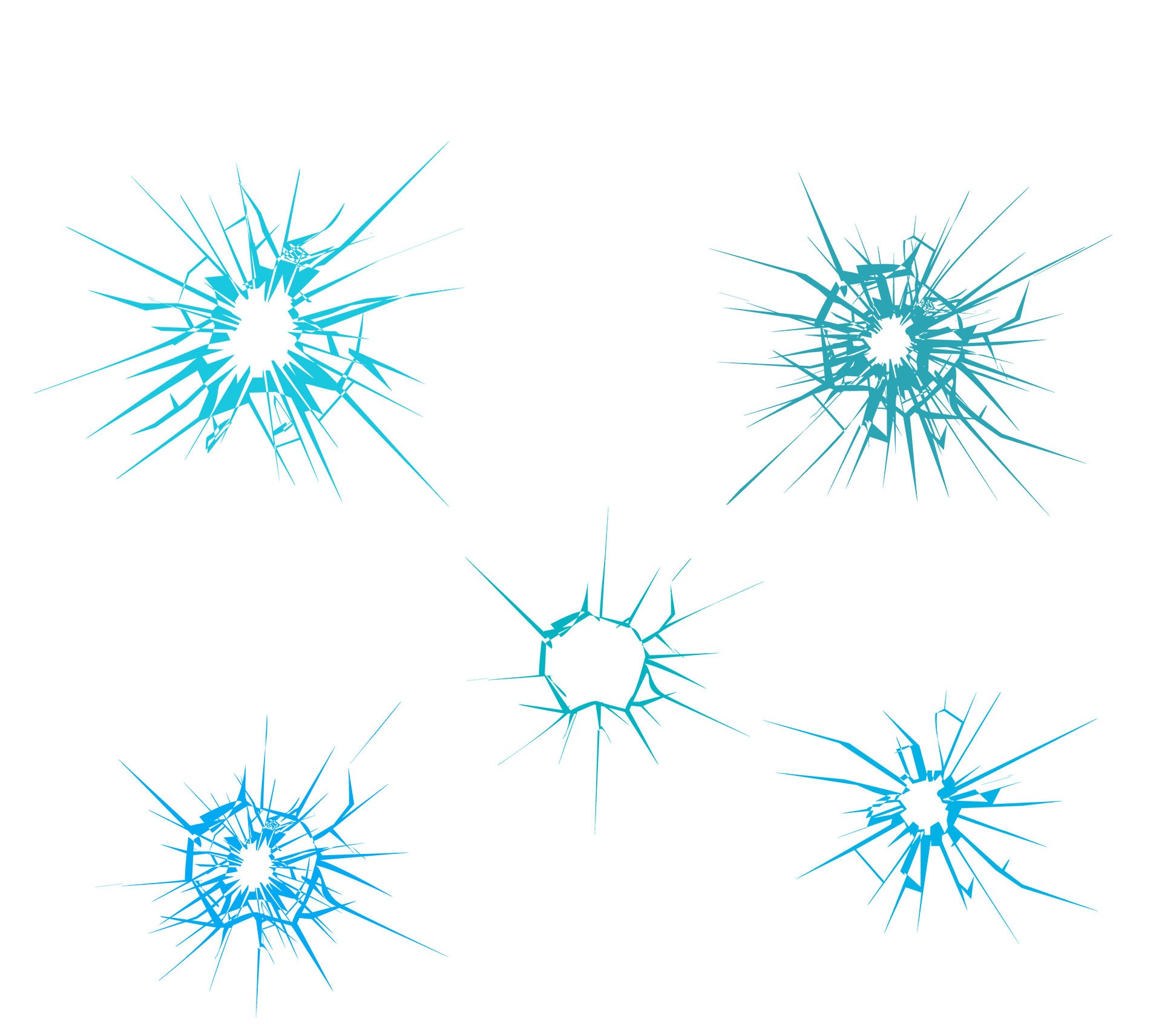 Shattered Glass Effect Png