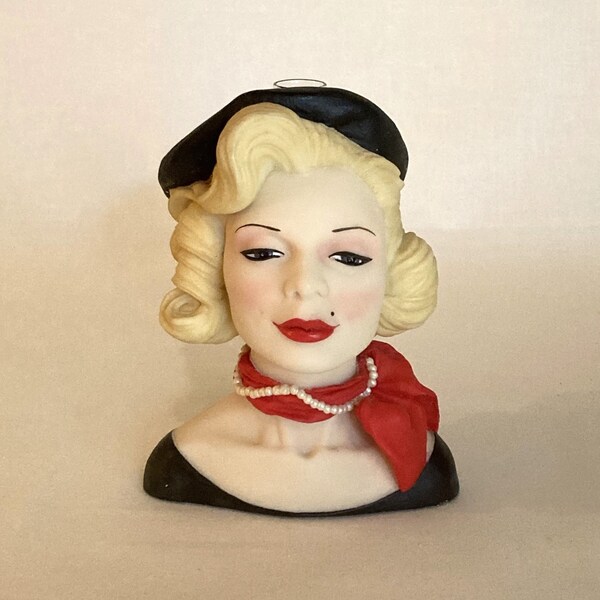 Cameo Girl Head Vase Etsy