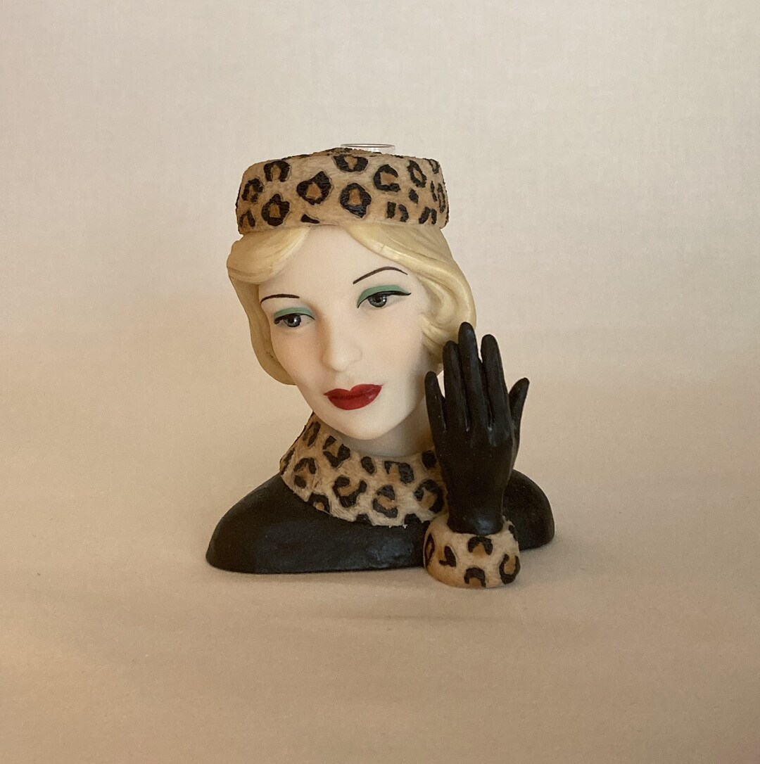 Cameo Girls Head Vase Angeline 1954 tres Chic Etsy