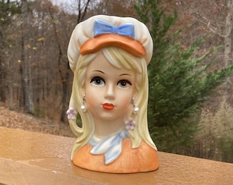 7&quot; Rubens 4157 Vintage MOD Teen Head Vase