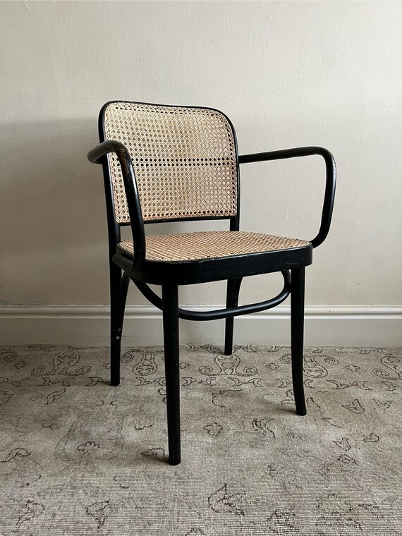 Model 811 Chair by Josef Frank for Thonet in Black Lacquered Model 811 Chair by Josef Frank for Thonet in Black Lacquered
