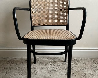 Set of Model 811 Chairs by Josef Frank for Thonet in Black