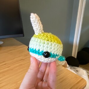 Mini Narwhal Amigurumi — Crocheted Narwhal Stuffed Animal