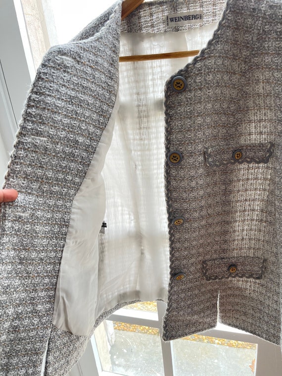 Veste Blazer Femme WEINBERG Paris - Taille US6 (FR 38?) - Laine Vierge - Élégant - Occasion