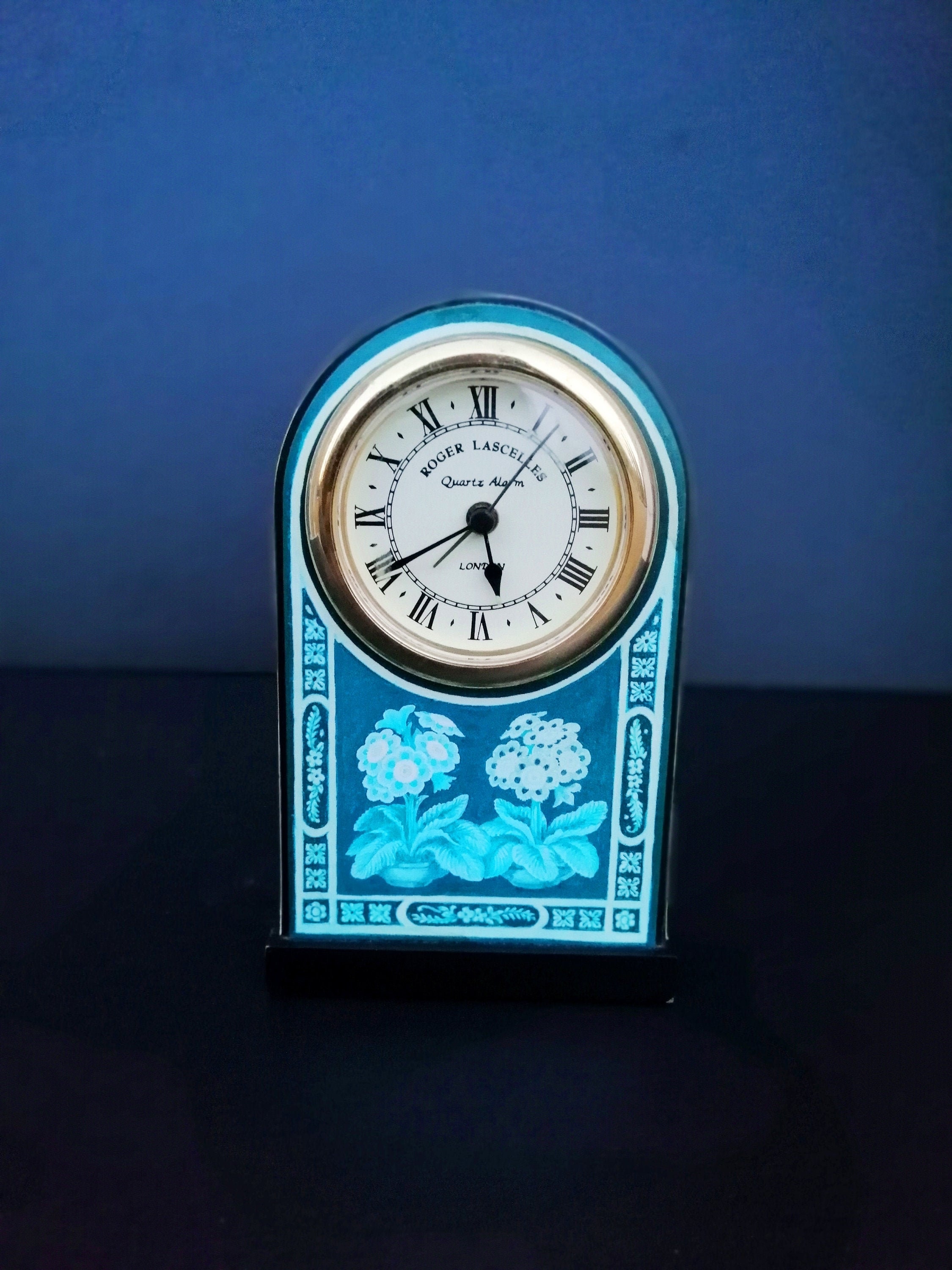 ROGER LASCELLES CLOCKS London, Quartz Alarm, Vintage From 1980's