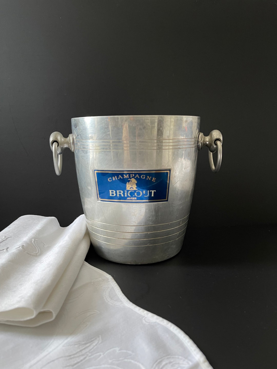Seau à Champagne Bricout Avize – Vintage – État Correct