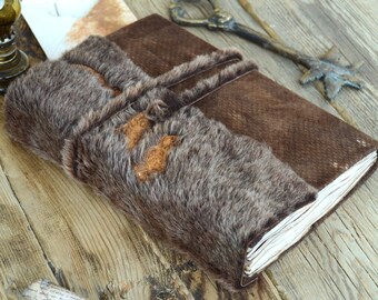 Leather Bound Journal - Handmade Rustic Writing Notebook - Distressed Antique Leather Travel Journal - Diary with Aged Pages