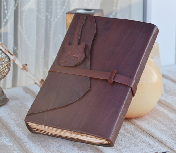 革のジャーナルノート ハンドメイド ジャンクジャーナル 古書