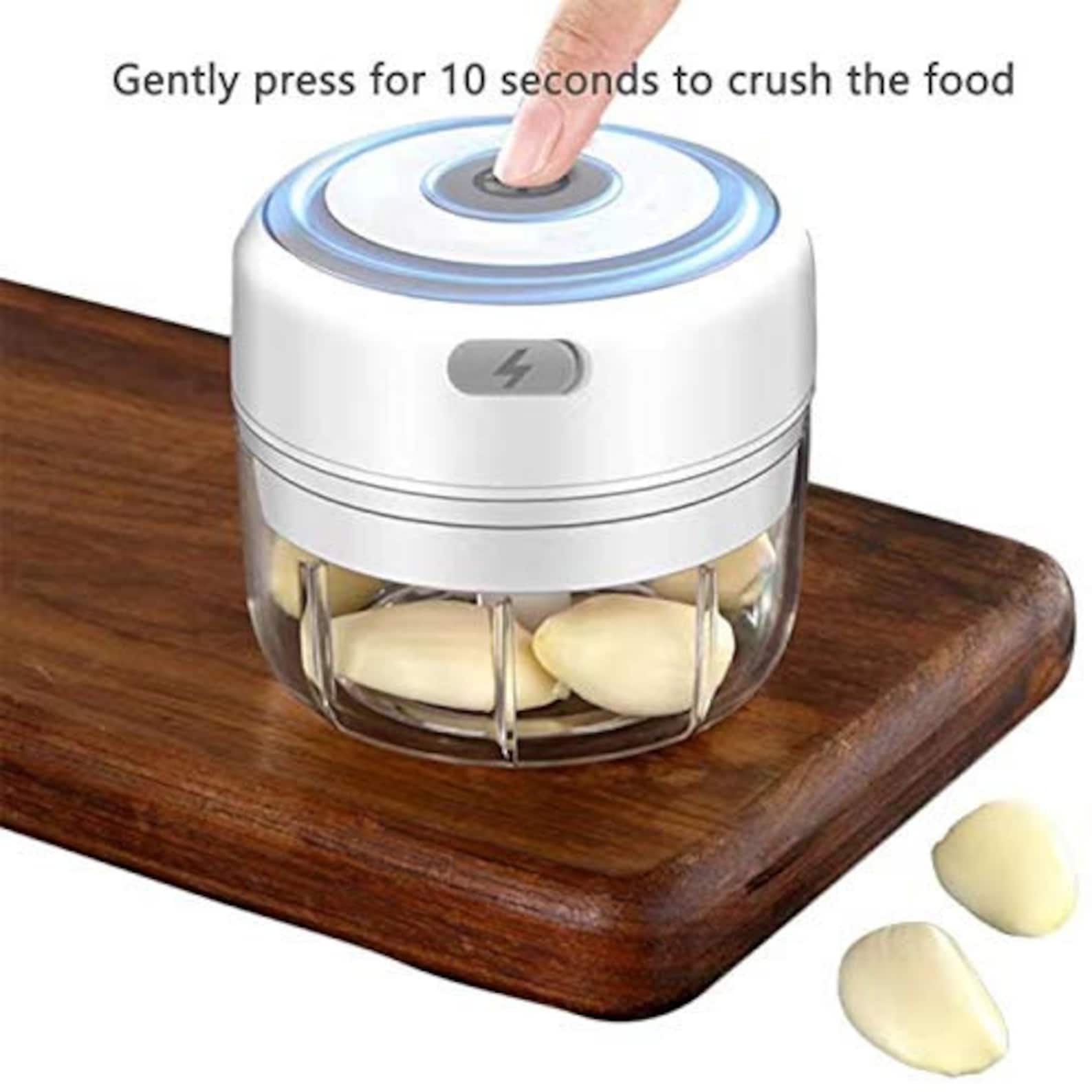 Electric Mini Garlic Chopper Rechargeable Wireless Garlic Etsy