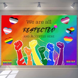 Pride Flag Banner: LGBTQ+ Birthday Backdrop (PDF)