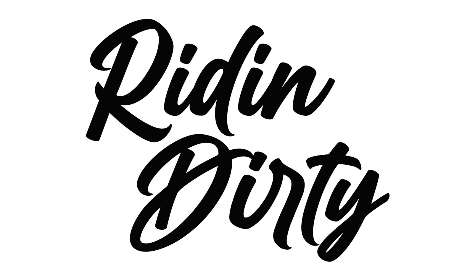 Ridin' Dirty Decal Etsy