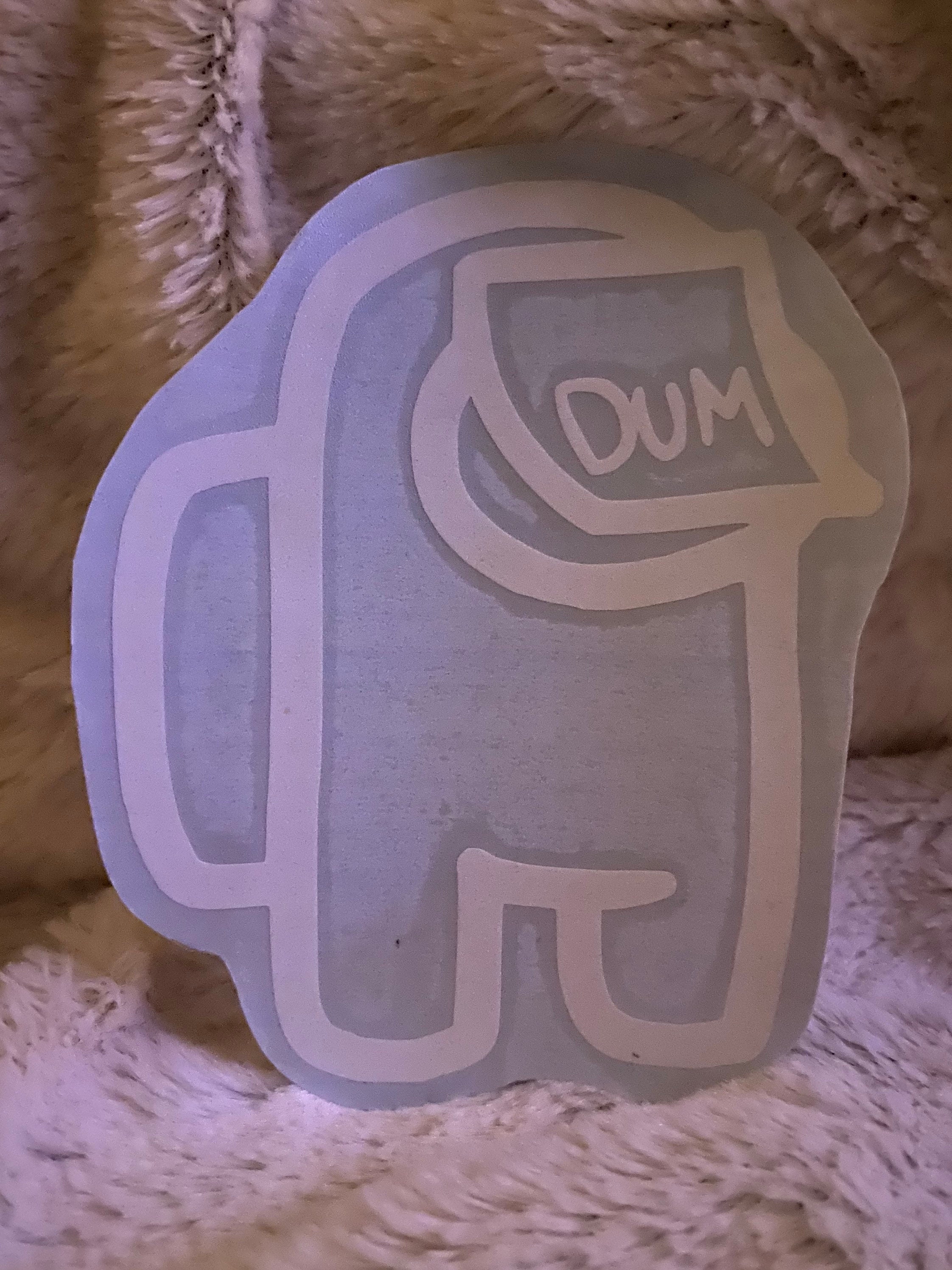 Among Us Crewmate Dum Stickynote Etsy