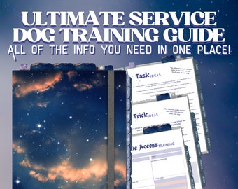 Service Dog Training Log | Undated Service Dog Owner Training | Service Dog Tasks | Public Access Test | How to Train