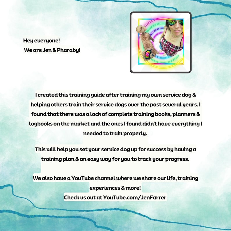 PTSD Service Dog Task Training Book for Owner Trainers, Service Dog ...