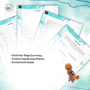PTSD Service Dog Task Training Book for Owner Trainers, Service Dog ...