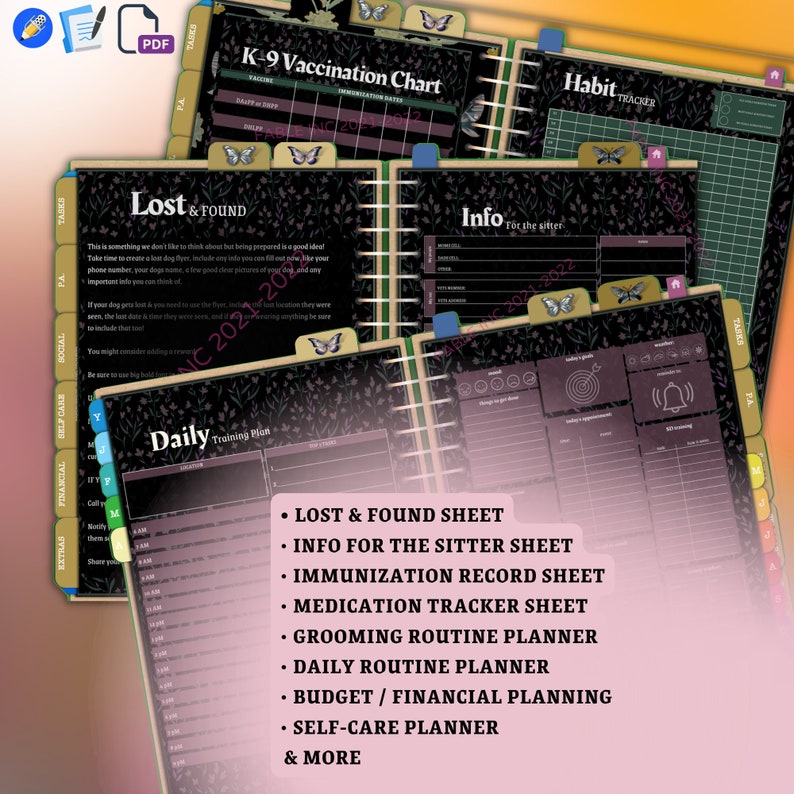 Service Dog Training Planner