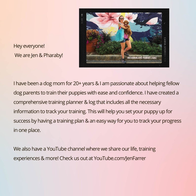 Puppy Parent Planner Potty Training, Trick Ideas, Enrichment Ideas ...