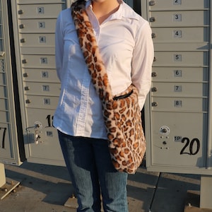 Fluffy Leopard Tote Bag - Classic 90&#39;S Tote Bag