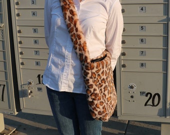 Fluffy Leopard Tote Bag - Classic 90'S Tote Bag