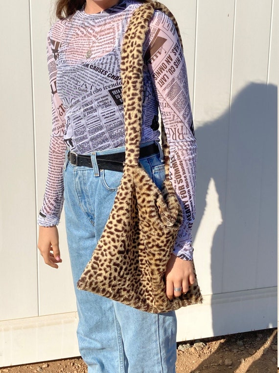 cheetah print bag