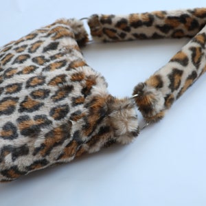 Fluffy Leopard Mini Bag - Classic 9&#39;S Mini Bga