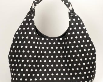 Bolso de hombro - Hecho a mano - Lunares