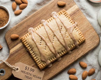 Vegan Pop Tart Recipe: Brown Sugar Cinnamon (Instant Download, PDF)