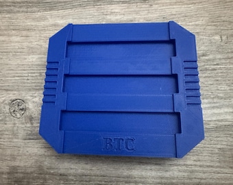 3-Slot Stand for NerdMiner V2 or NMminer – 3D Printed Tray Blue Display Rack