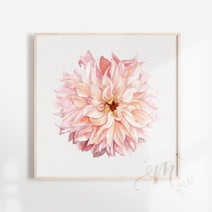 Watercolor Flowers Clipart, Floral Wedding Invitation, Wall art, Art prints - Digital Download PNG file