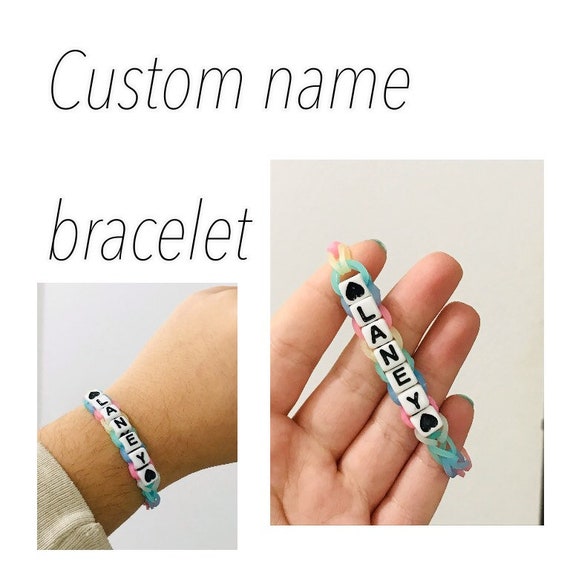 Rainbow Loom Name Bracelet
