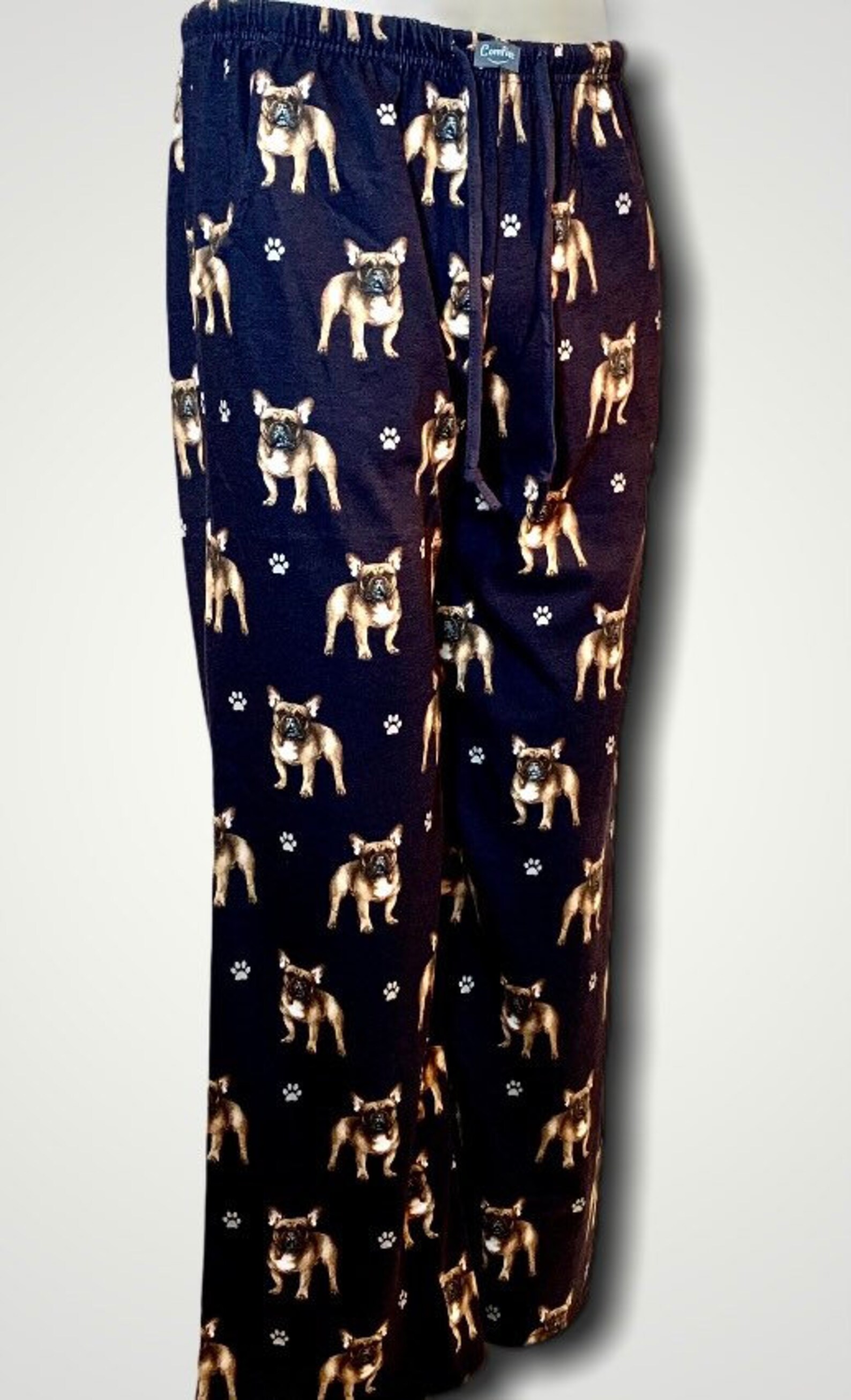 French Bulldog Pajama Pants Pocket Lounge Pants All Season Etsy