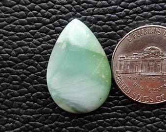 Natural Hemimorphite Cabochon Teardrop Shape Loose Gemstone For Making Jewelry