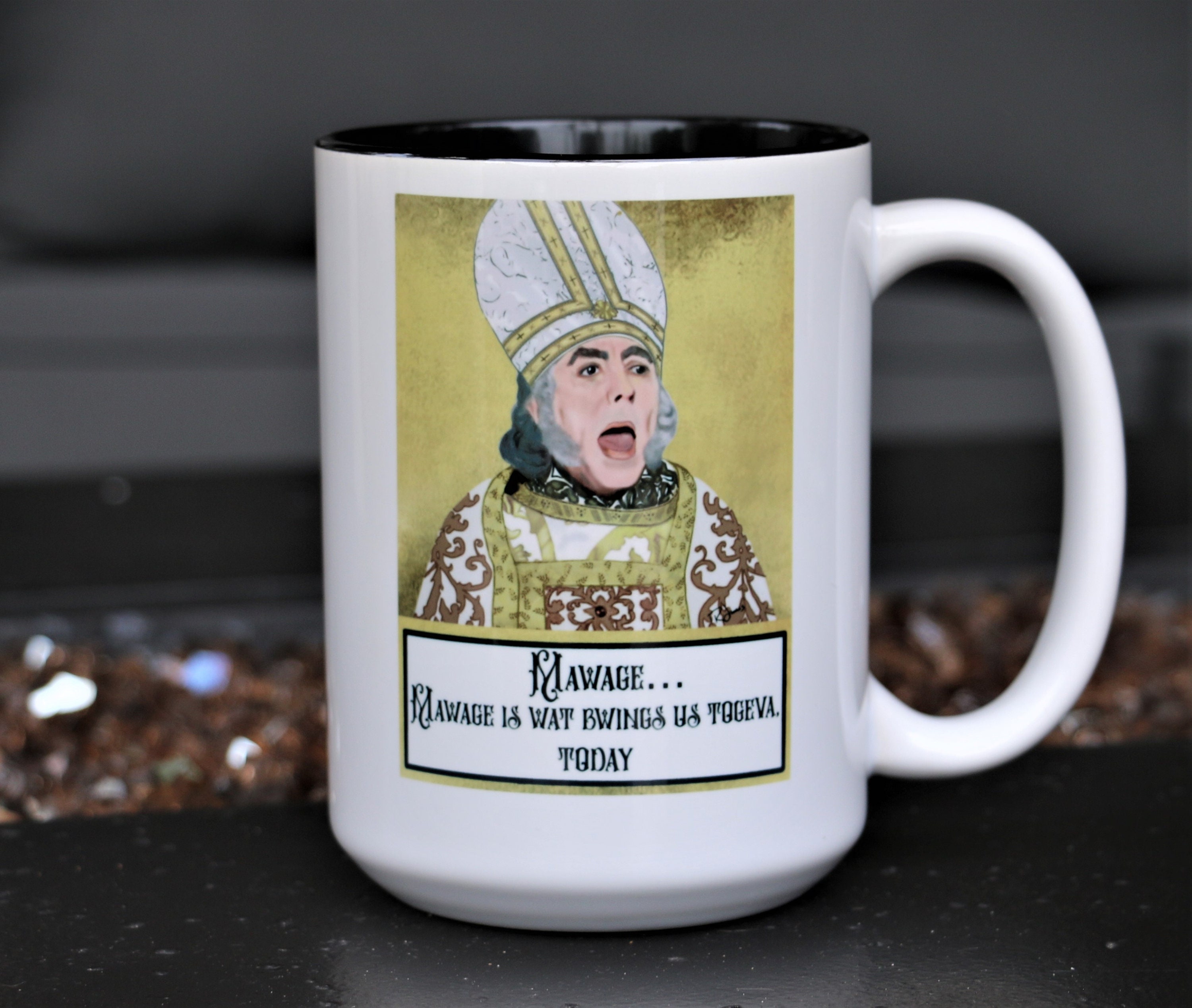 The Princess Bride "Mawage..." The Princess Bride Mug, Hand Drawn!