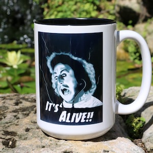 Jonge Frankenstein &quot;It&#39;s Alive!!&quot; Gene Wilder, 15oz Mok