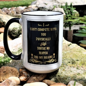 The Princess Bride "I Can't Compete With You Physically..." The Princess Bride Mug, Vizzini