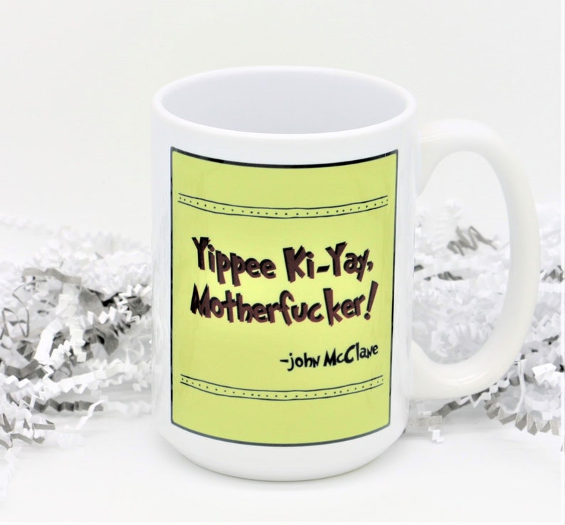 Famous Movie Quotes Yippee KiYay... Die Hard Etsy