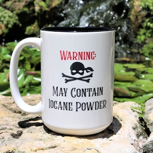 The Princess Bride &quot;Warning: May Contain Iocane Powder&quot; The Princess Bride Mug, Dread Pirate Roberts