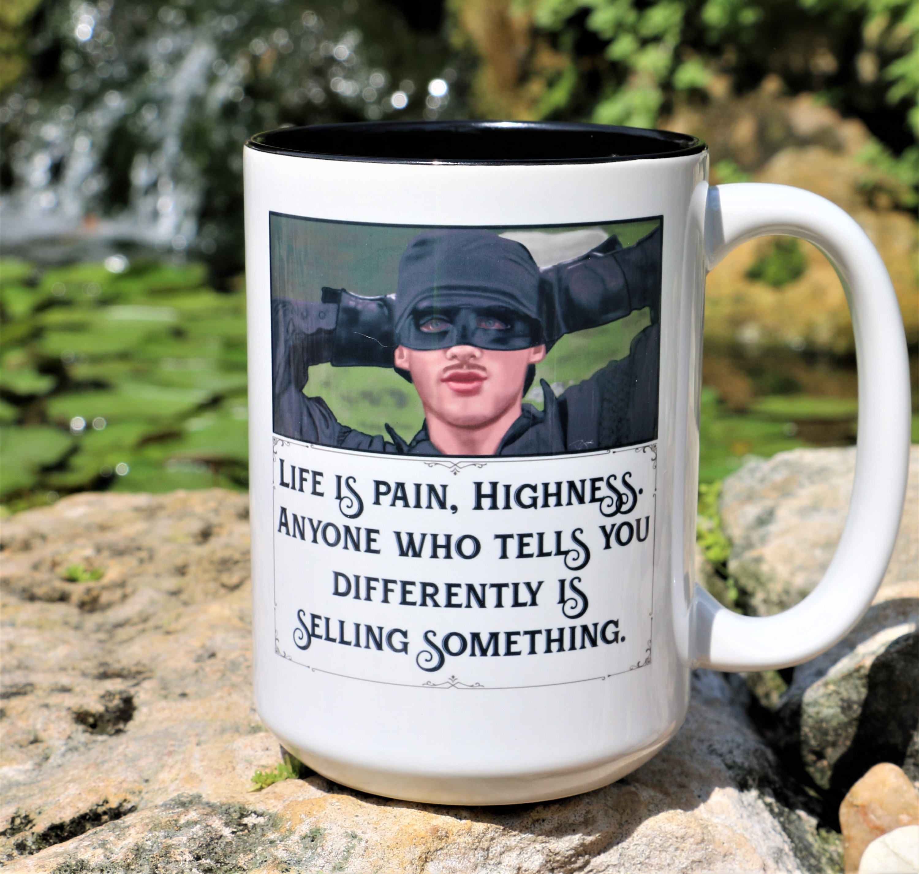 The Princess Bride Life is Pain Highness.. The Etsy