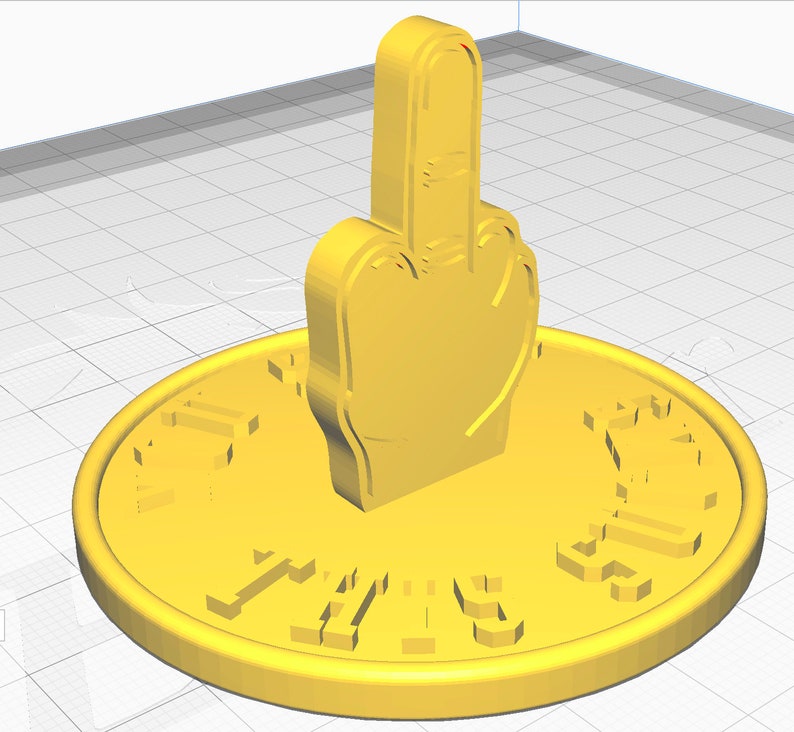 Middle Foam Finger STL 3D Files Etsy