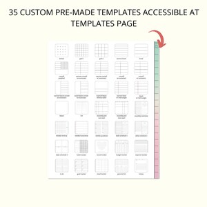 Digital Notebook Pink Green Gradient, Digital Notebook With Tabs ...