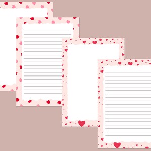 Printable Stationery Paper Letter Writing Set Printable | Etsy