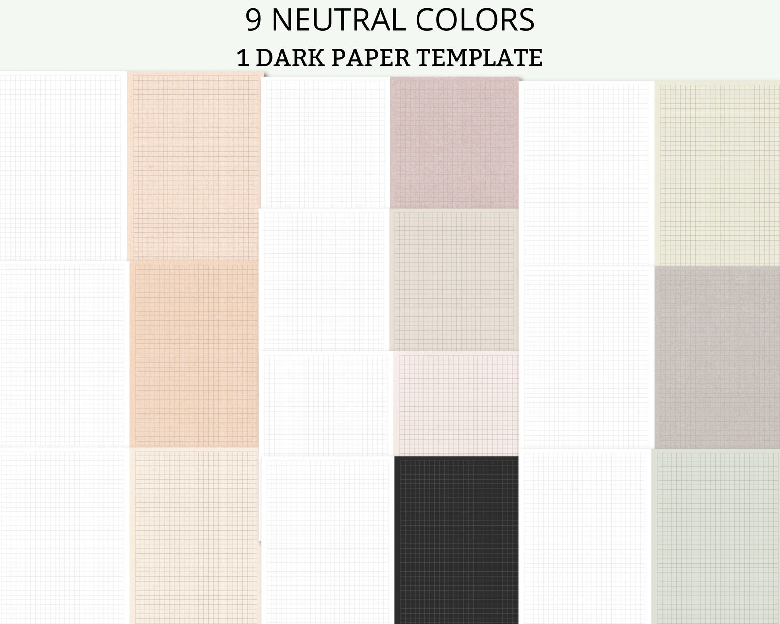 Digital Note Template, Goodnotes Paper Inserts, Notability Template ...