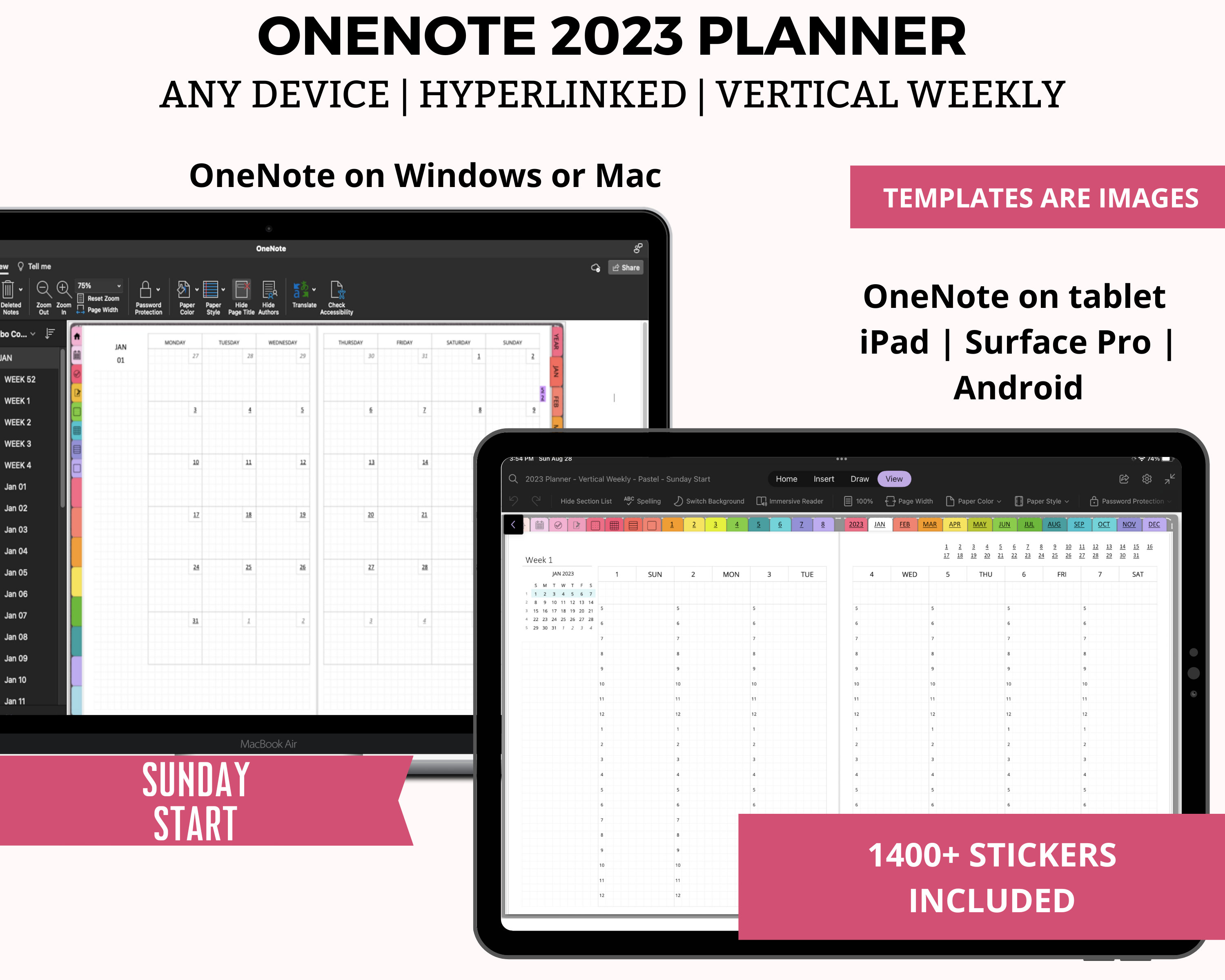 Onenote Calendar Template 2023 Printable Template Calendar