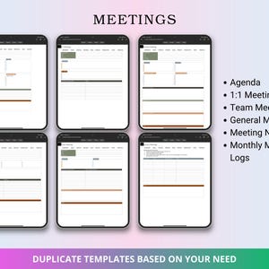 Goals Tracker Onenote 2026 Onenote Professional Work Planner, Digital Planner for Work ...