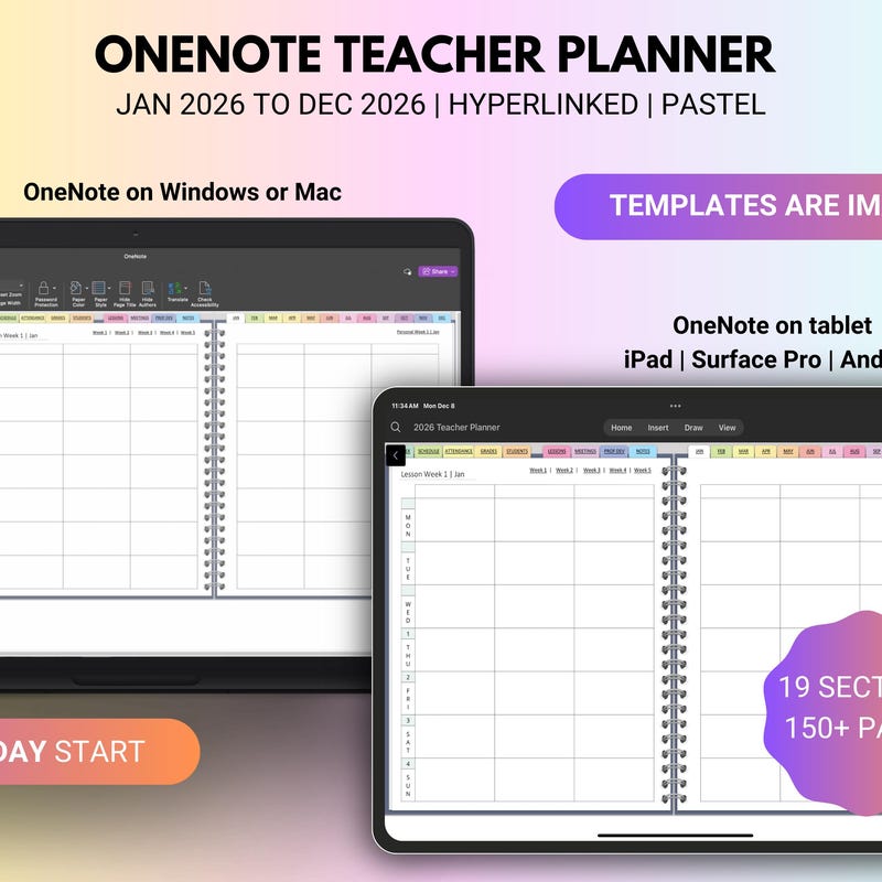 Academic Notes Onenote - Etsy