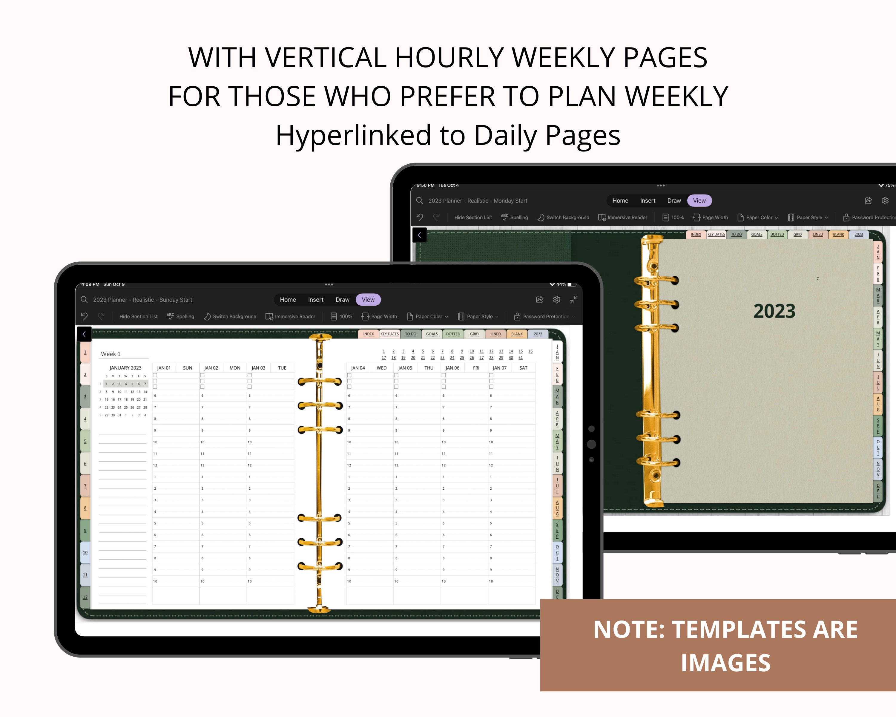 Onenote Planner 2023 Onenote Calendar Onenote Digital Etsy Australia
