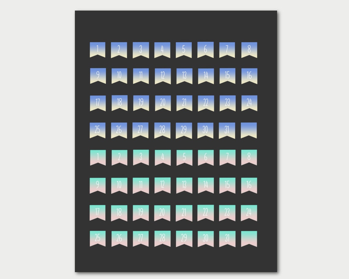 Digital Stickers Dark Mode Planners Precropped Stickers for - Etsy