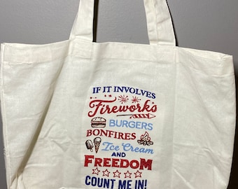 Americana/4th of July Tote Bag