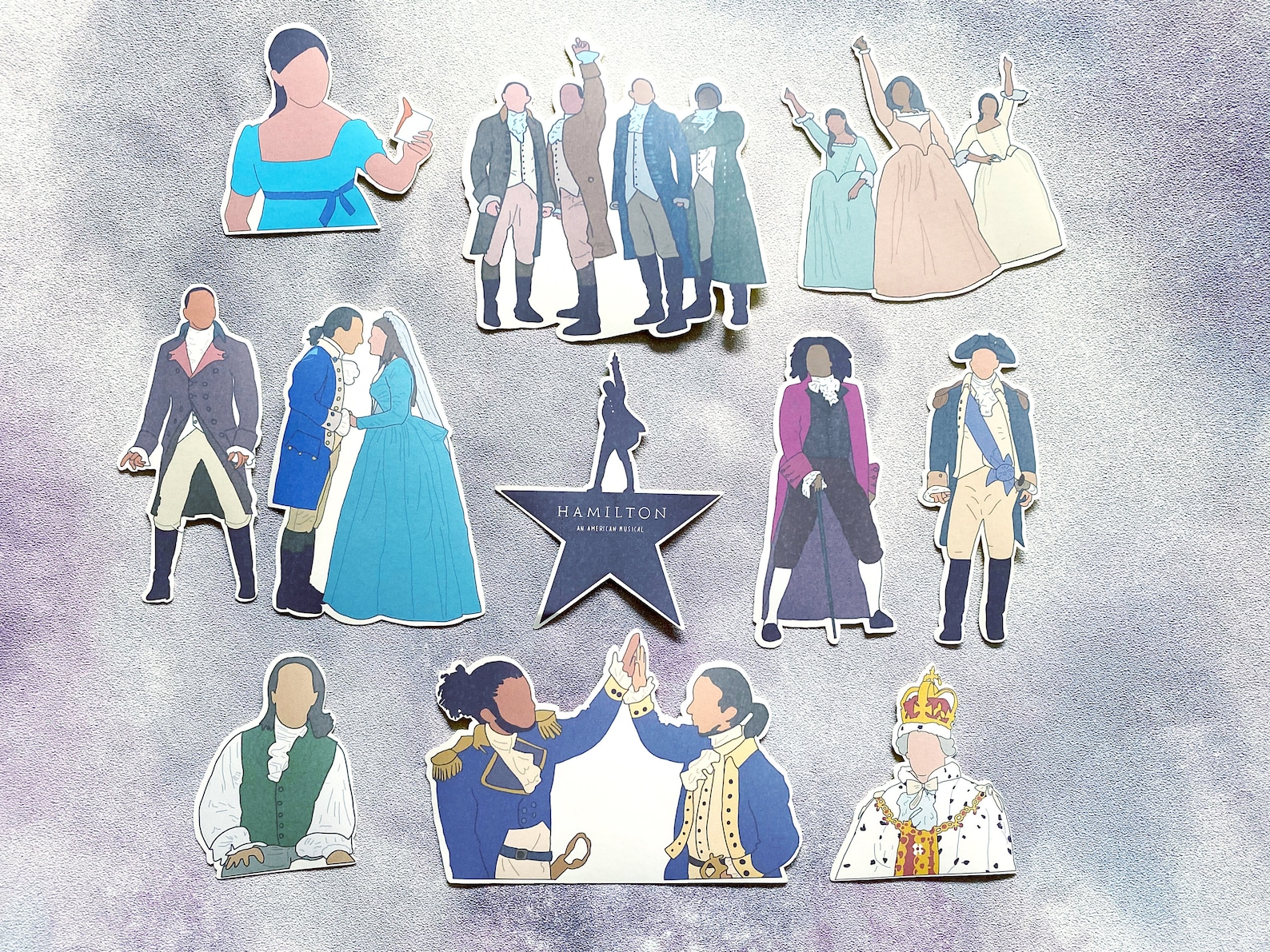 Hamilton An American Musical Sticker Pack Etsy