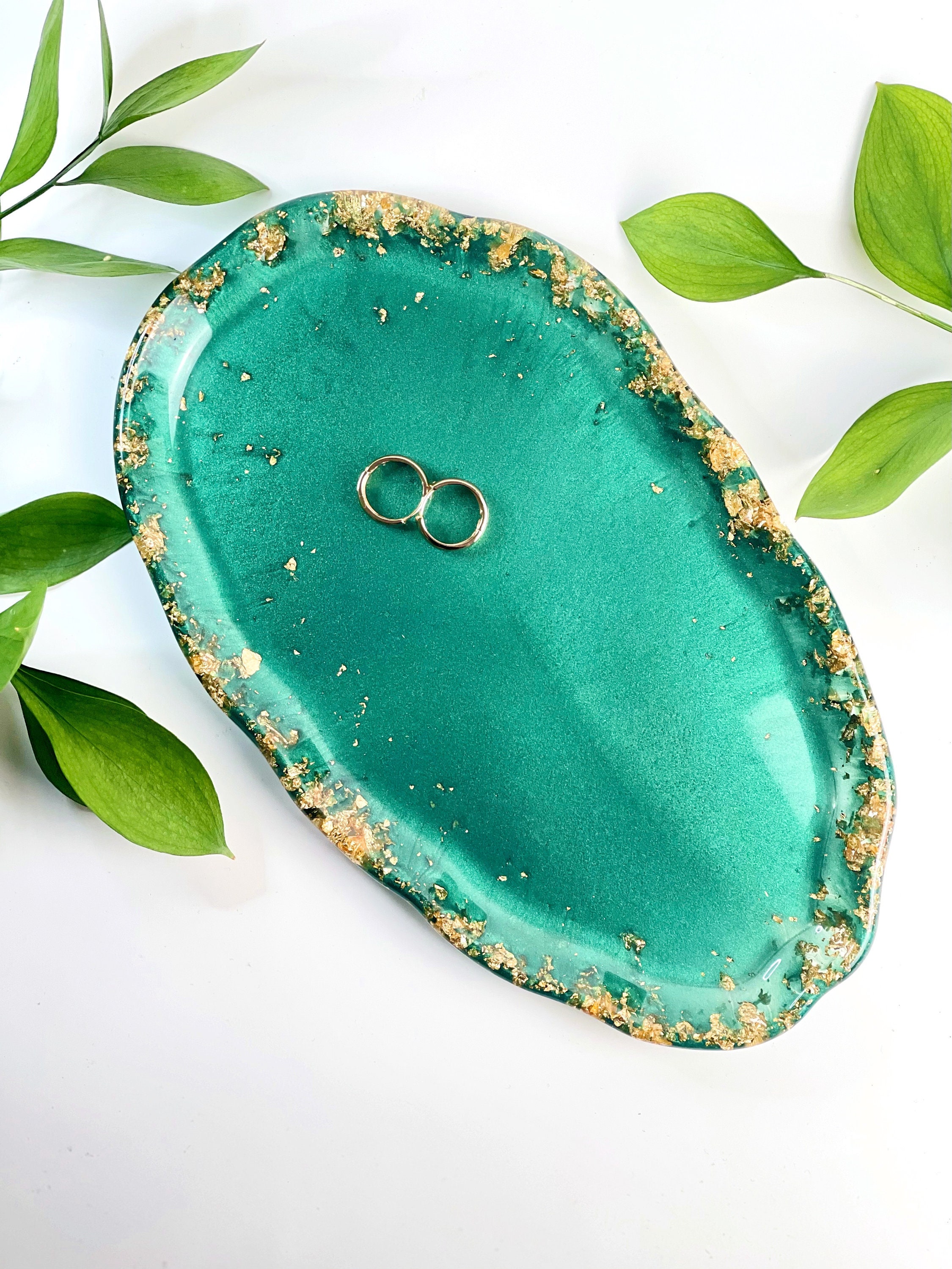 Large Oval Decorative Tray Various Colours Etsy